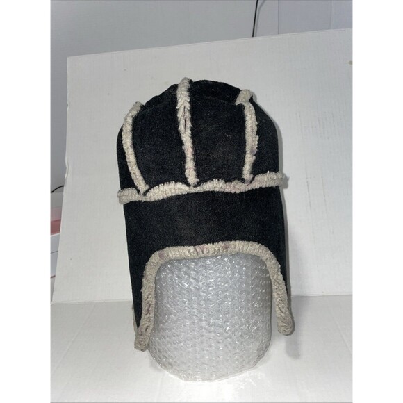 Dorfman Pacific Co Winter Trapper Hat Navy Gray L/XL Ear Flaps Outdoors stained - Picture 1 of 12
